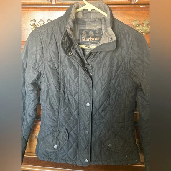 Barbour Navy Quilted Jacket - Picture 4 of 7